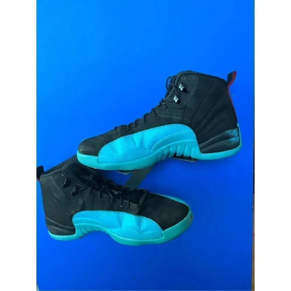 Nike Air Jordan 12 Gamma Blue Black Gym Red 130690-027 Size 14 with box